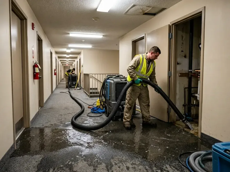 multi-unit-apartment-hallway-f-005 — frequently asked questions, Emergency Burst Pipe Water Extraction & Removal in Curwensv…